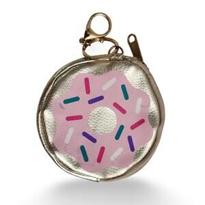 Gold/Pink Donut Coin Purse